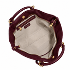 Malefica Shopper Martellata Burgundy Oro
