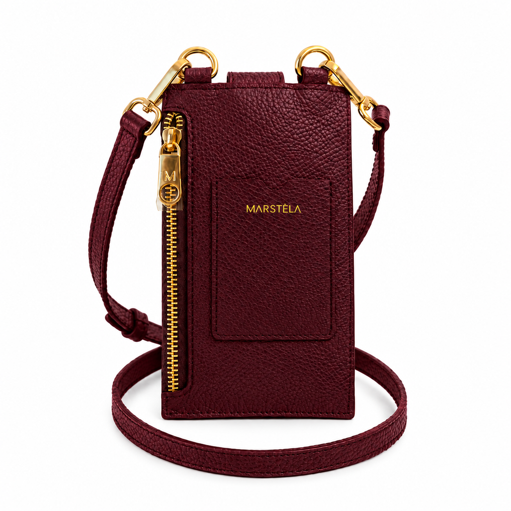 Portacellulare BIRBA Burgundy ORO