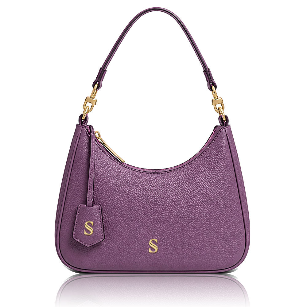 Borsa Goccia Martellata Mirtillo Gold