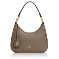 Borsa Goccia – Martella Taupe - Gold