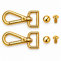 Doppio Moschettone Gold