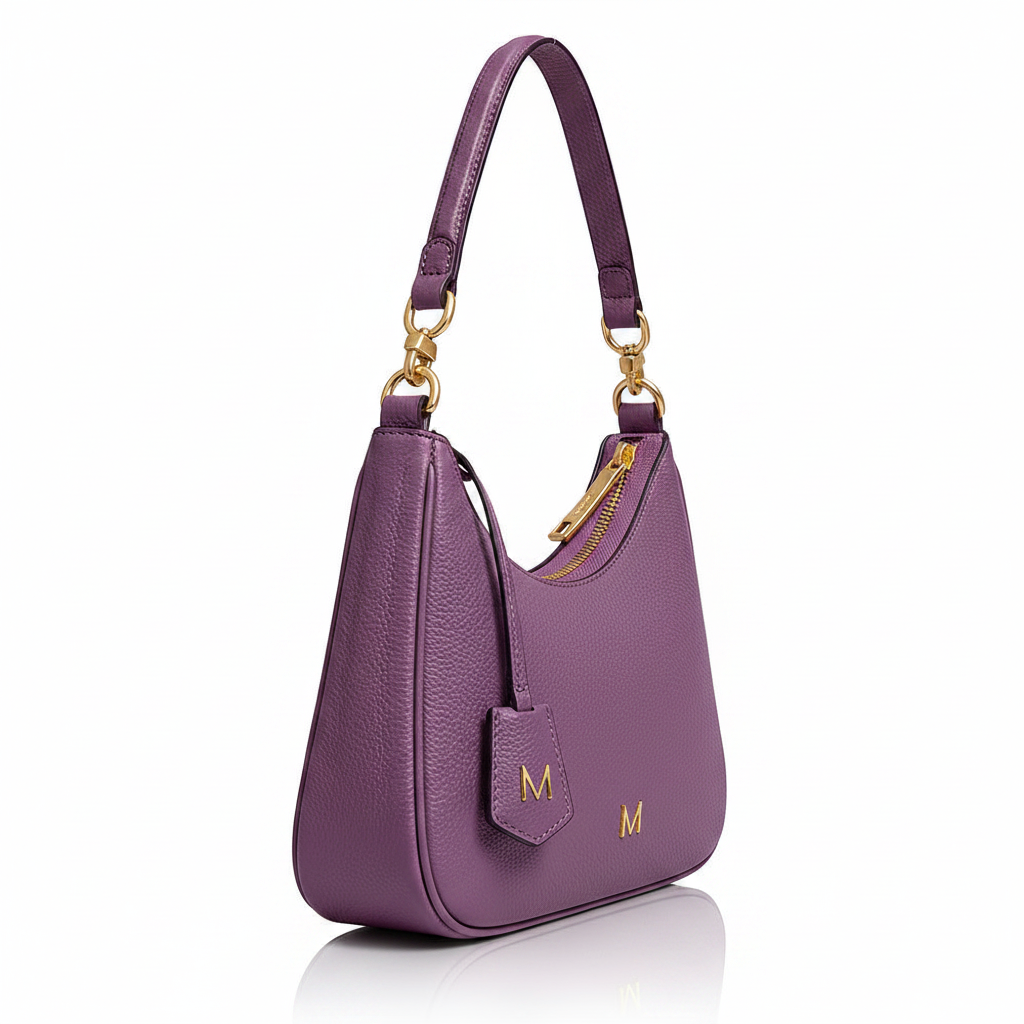 Borsa Goccia Martellata Mirtillo Gold