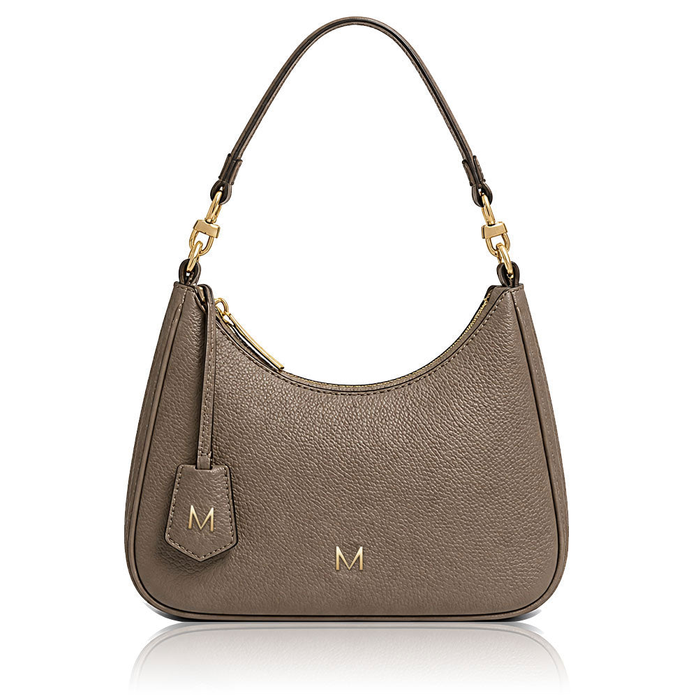 Borsa Goccia – Martella Taupe - Gold