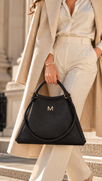 Malefica Shopper Martellata Nero Oro