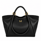Malefica Shopper Martellata Nero Oro