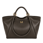 Malefica Shopper Martellata Fondente Oro