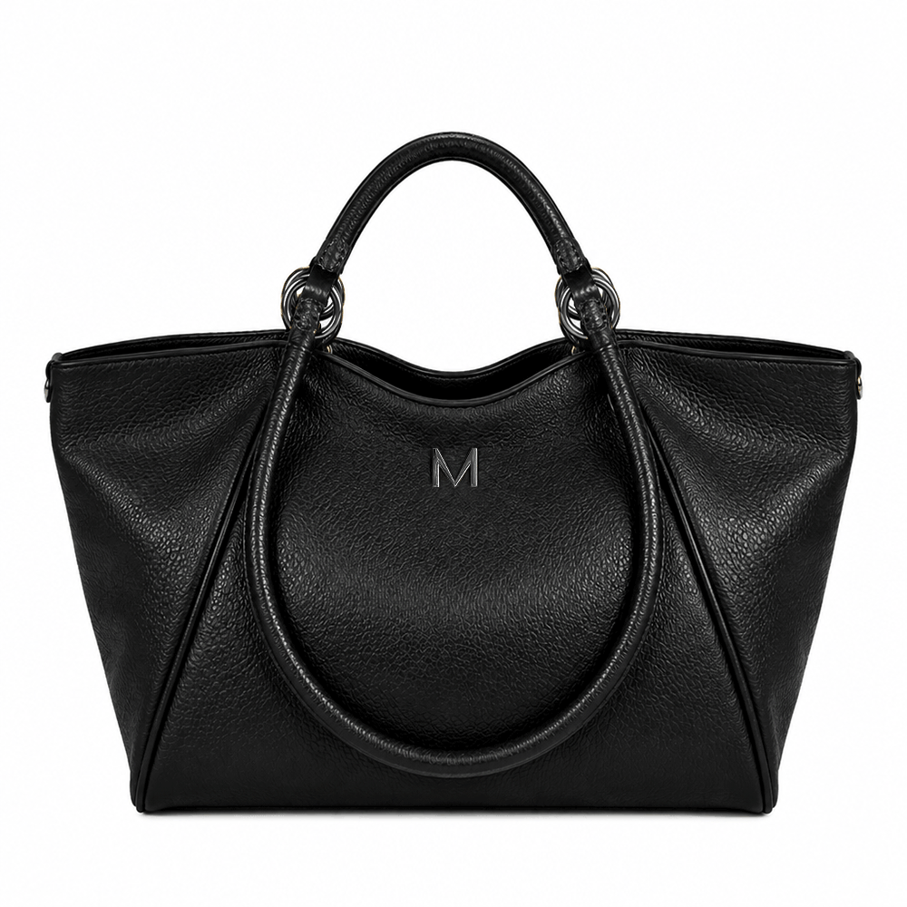 Malefica Shopper Martellata Nero Dark