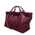 Malefica Shopper Martellata Prugna Oro