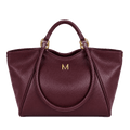 Malefica Shopper Martellata Prugna Oro