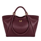 Malefica Shopper Martellata Prugna Oro