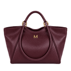 Malefica Shopper Martellata Prugna Oro