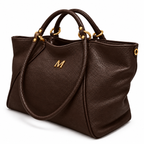 Malefica Shopper Martellata Fondente Oro