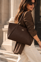 Malefica Shopper Martellata Fondente Oro