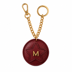 Portachiave Starlet Tondo Merlot Oro
