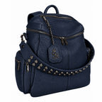 Saray® – Diamante Nero | Martellato Blu Navy Dark