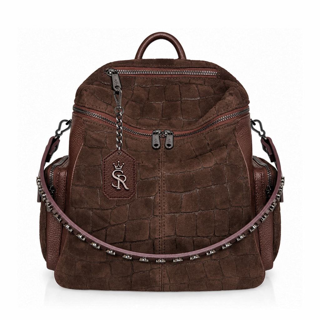 Saray® – Diamante Nero | Suede Cocco Cacao Dark