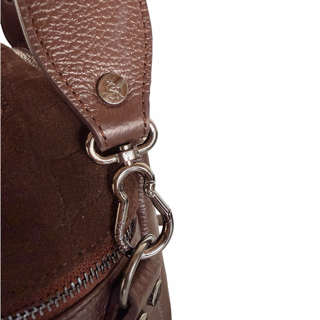 Saray® – Diamante Nero | Suede Cocco Cacao Dark