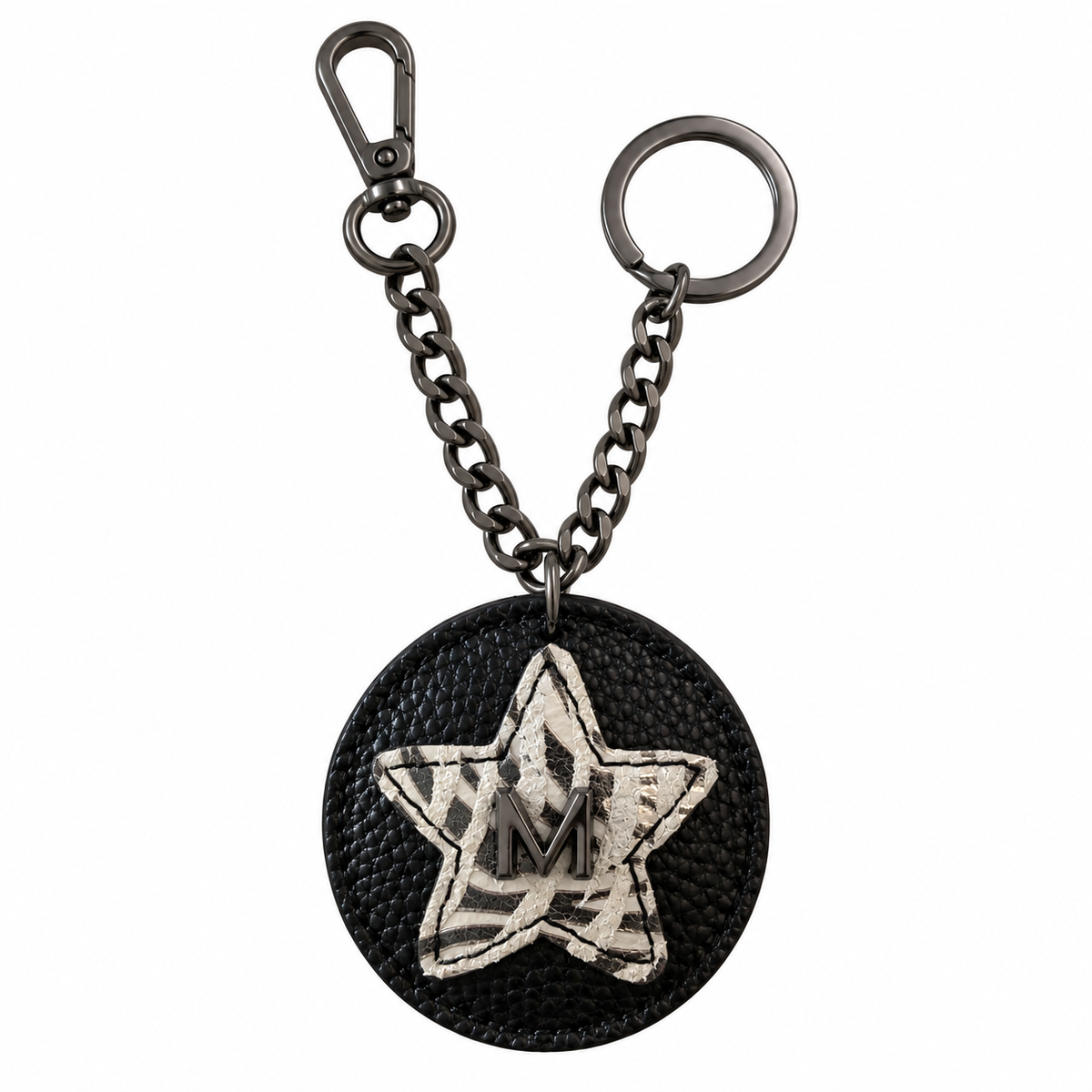 Portachiave Starlet Nero e Bianco Dark