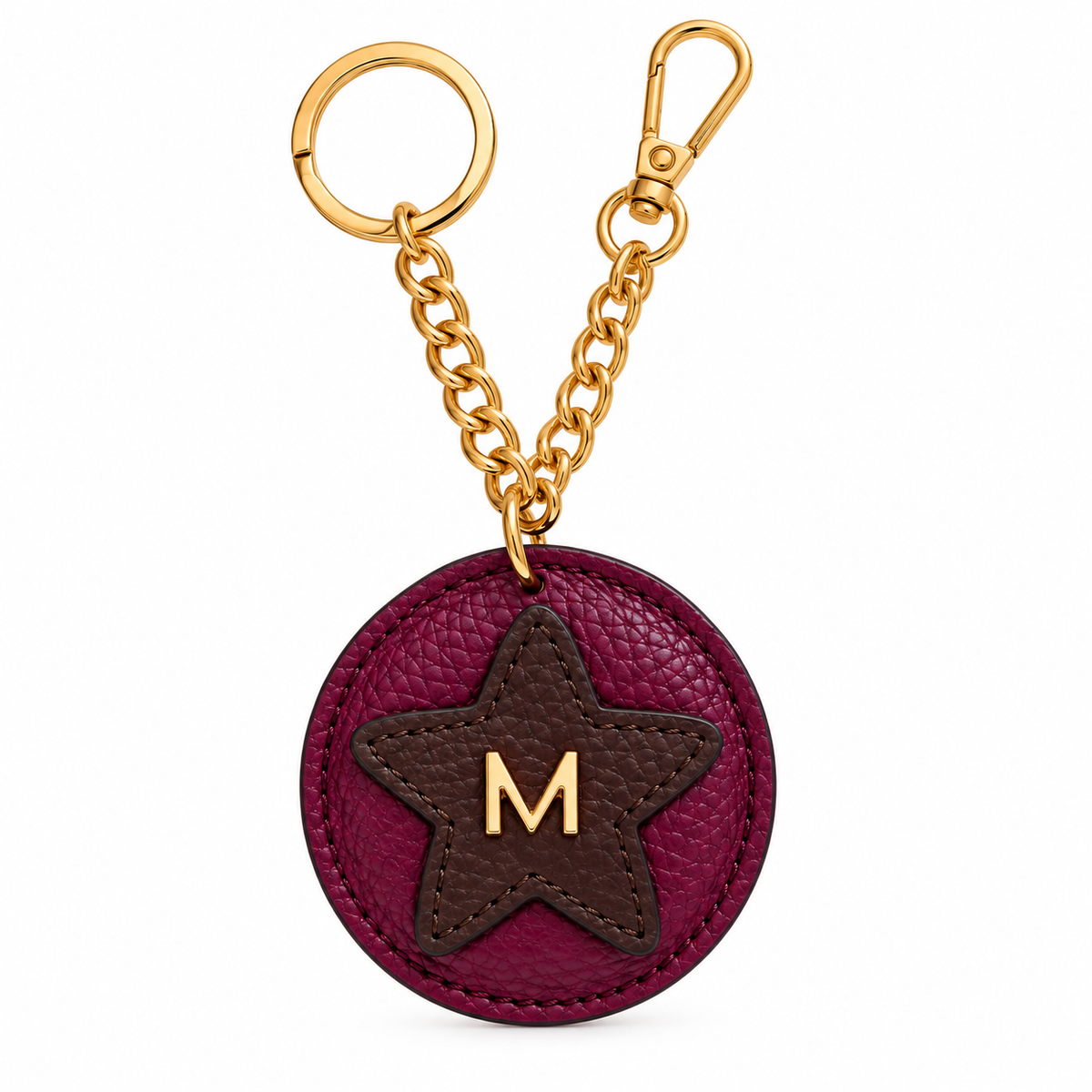 Portachiave Starlet Prugna con stella cioccolato ORO
