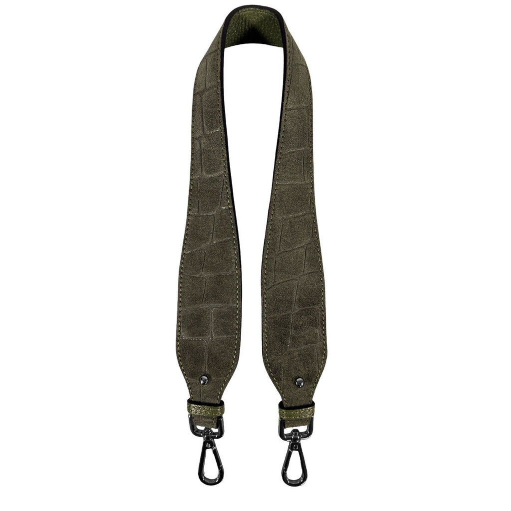 Tracolla 70 CM | Texture Cocco Verde Dark