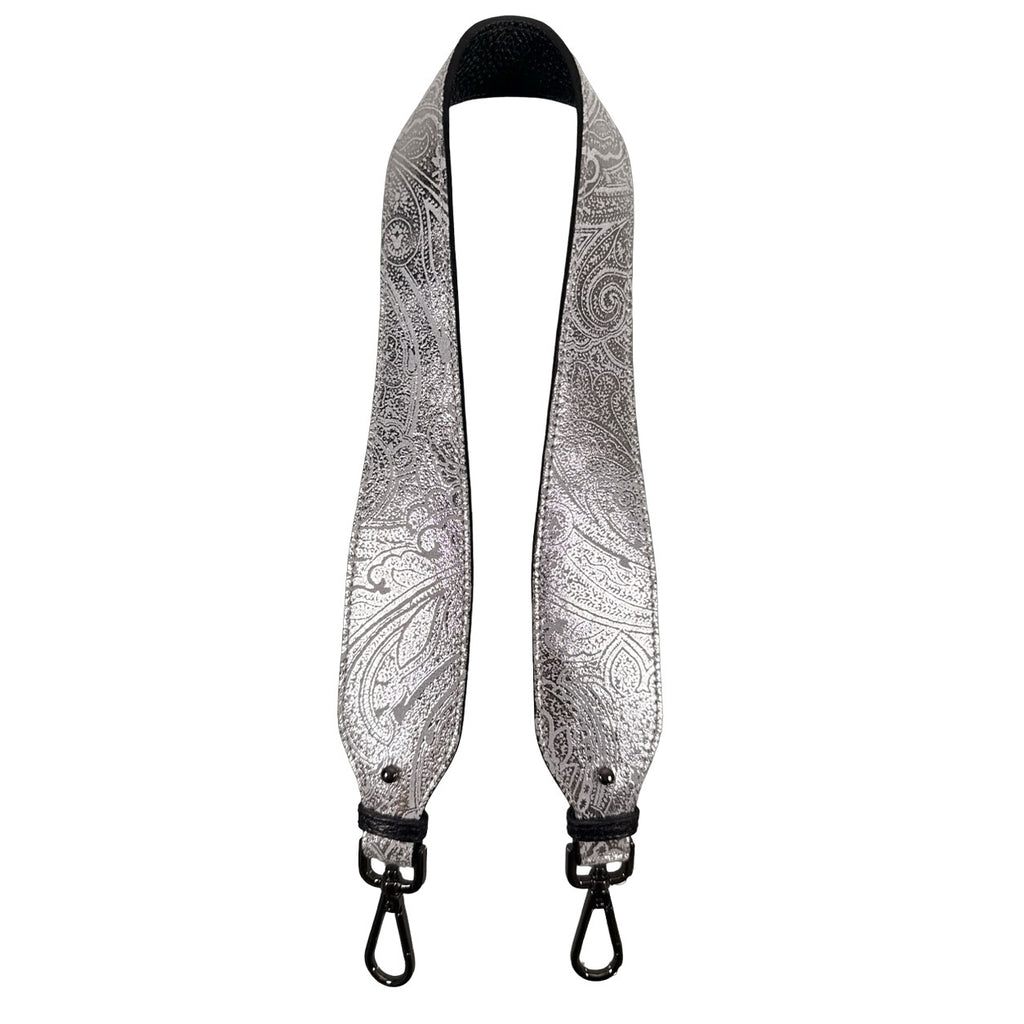 Tracolla 70 CM | Texture Silver Damascato Dark
