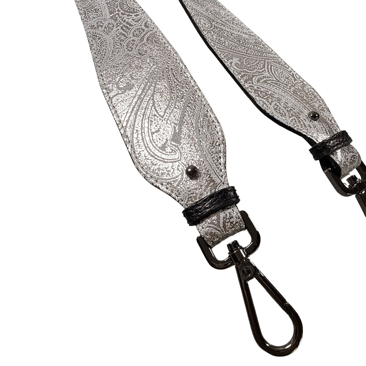 Tracolla 70 CM | Texture Silver Damascato Dark