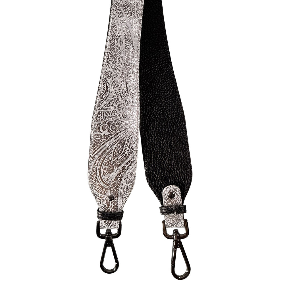 Tracolla 70 CM | Texture Silver Damascato Dark
