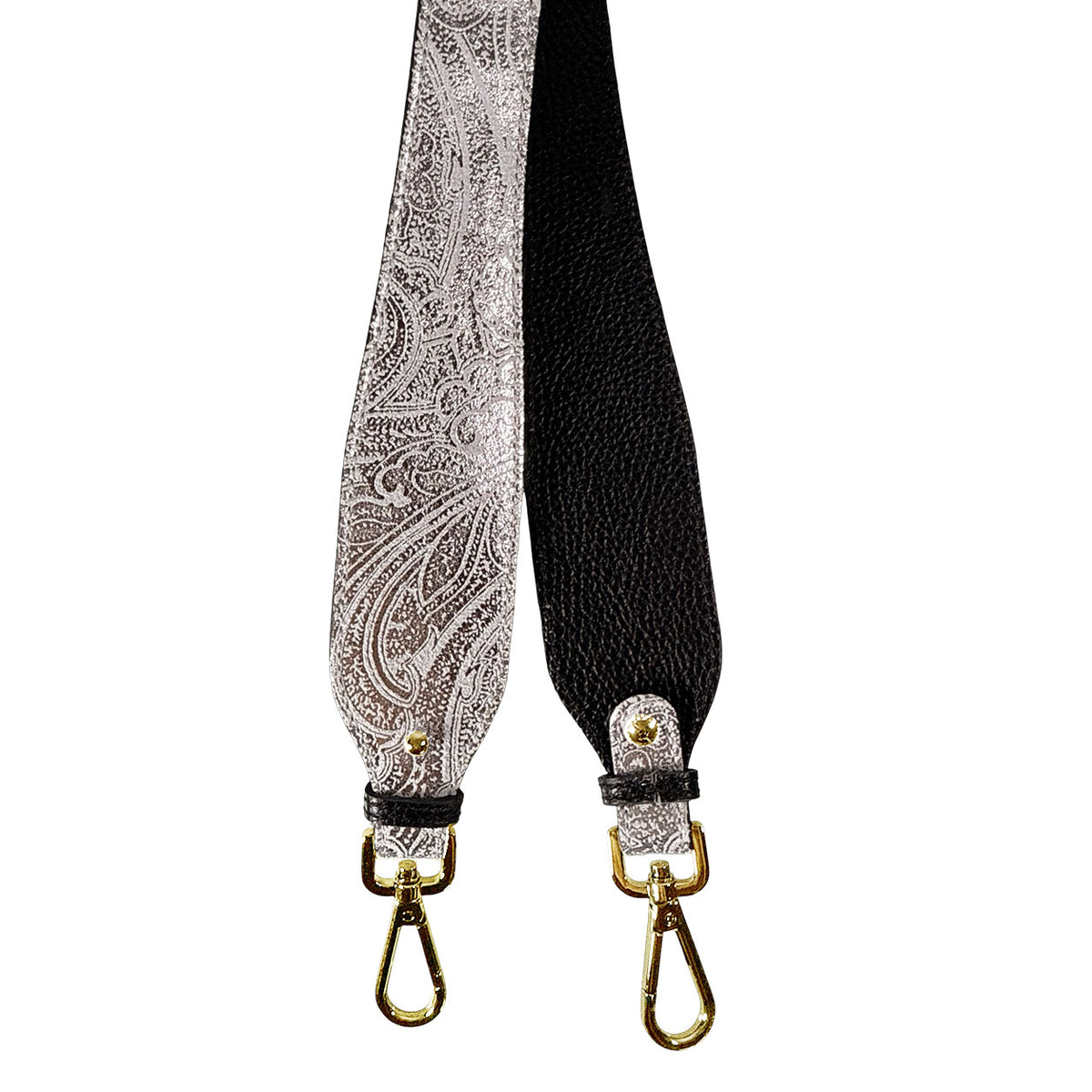Tracolla 70 CM | Texture Silver Damascato Gold