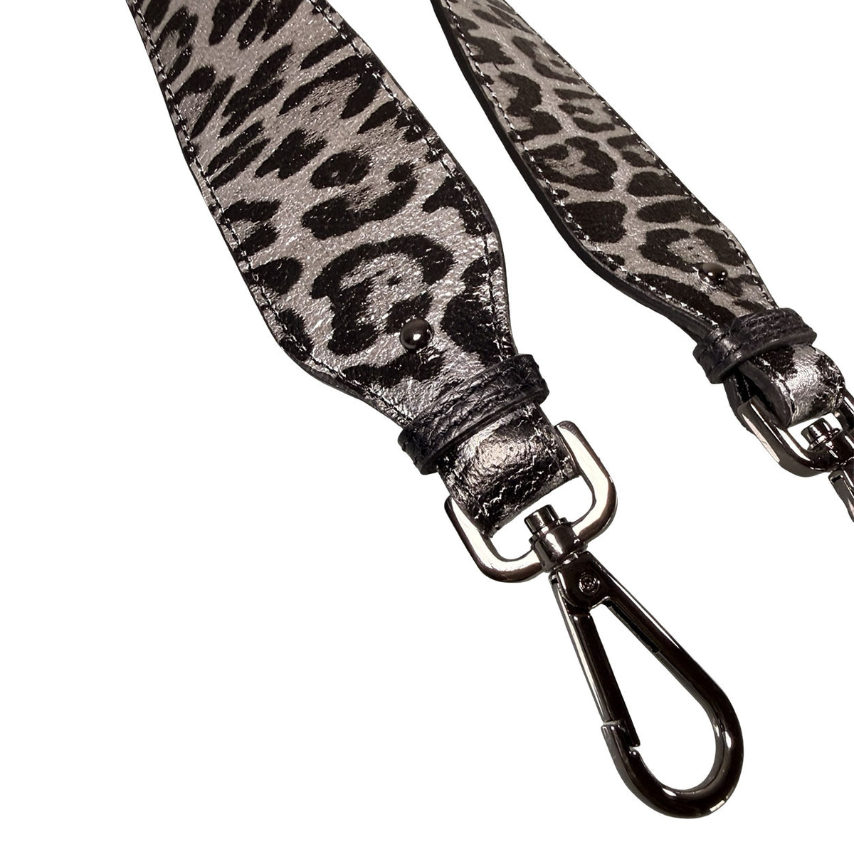 Tracolla 70 CM | Texture Silver Leopardato Dark