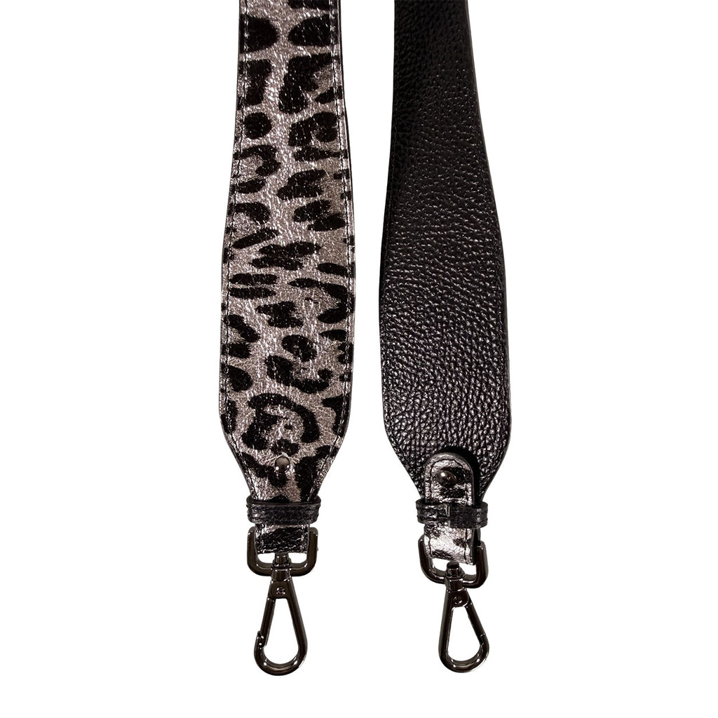 Tracolla 70 CM | Texture Silver Leopardato Dark