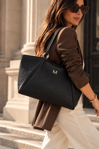 Malefica Shopper Martellata Nero Oro
